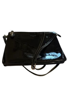 Frederic Paris patent black patent leather bag